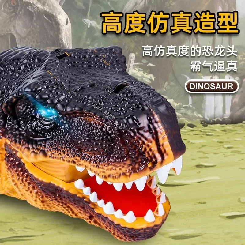 Lançador de arma de dinossauro simulado, revista de grande capacidade, repetidor elétrico, tiranossauro jurássico rex, brinquedo presente do menino, novo, 2020