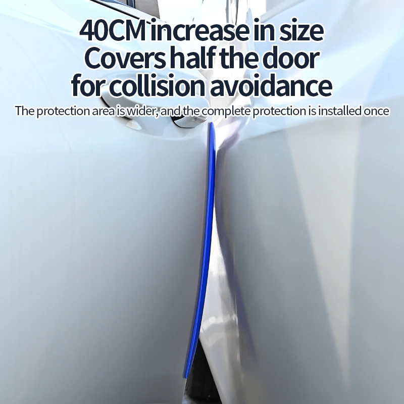 Car Door Anti-Collision Strip Invisible Universal Edge Guard Scratch Car Protector Stickers Decoration Strip Car Accessory