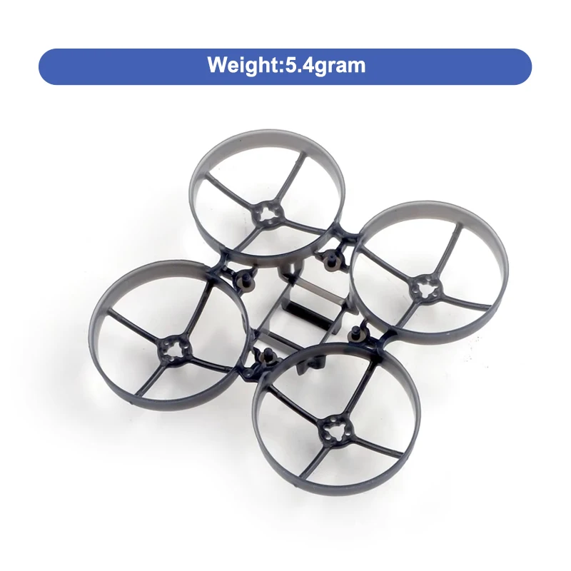 Happymodel 75mm Moblite7 v4 frame for Mobula7/Mobula7HD 1S  more durable low position FC mounted no block USB