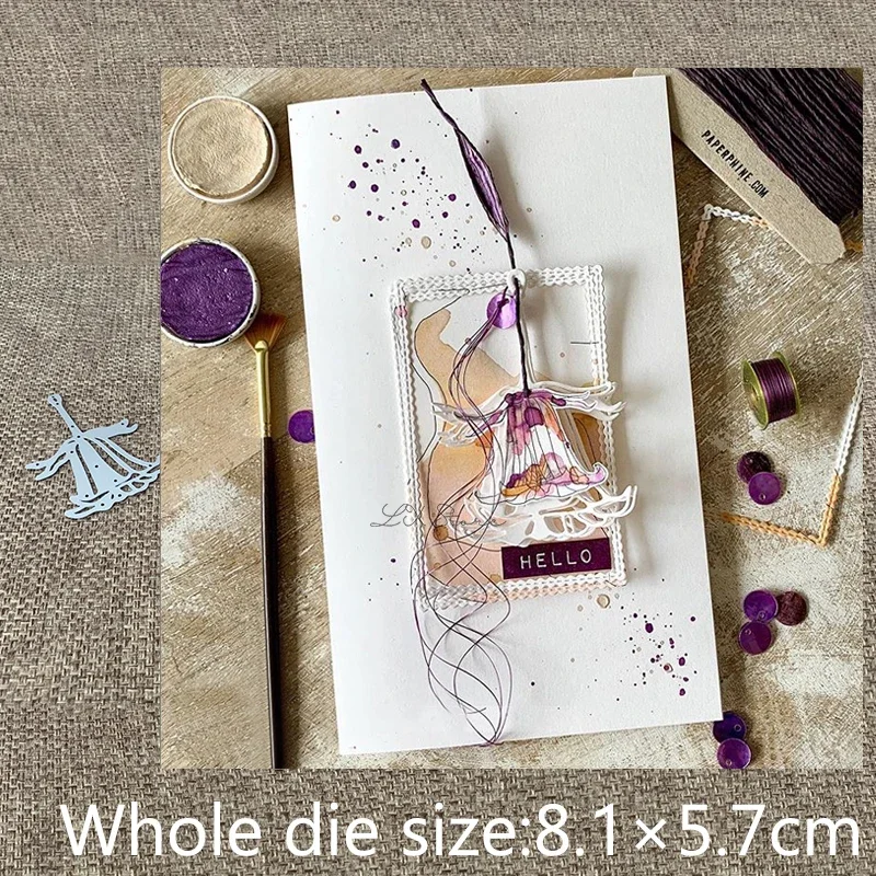 New Design Craft Metal stencil mold Cutting Die bellflower decoration scrapbook die cuts Album Paper Card Craft Embossing