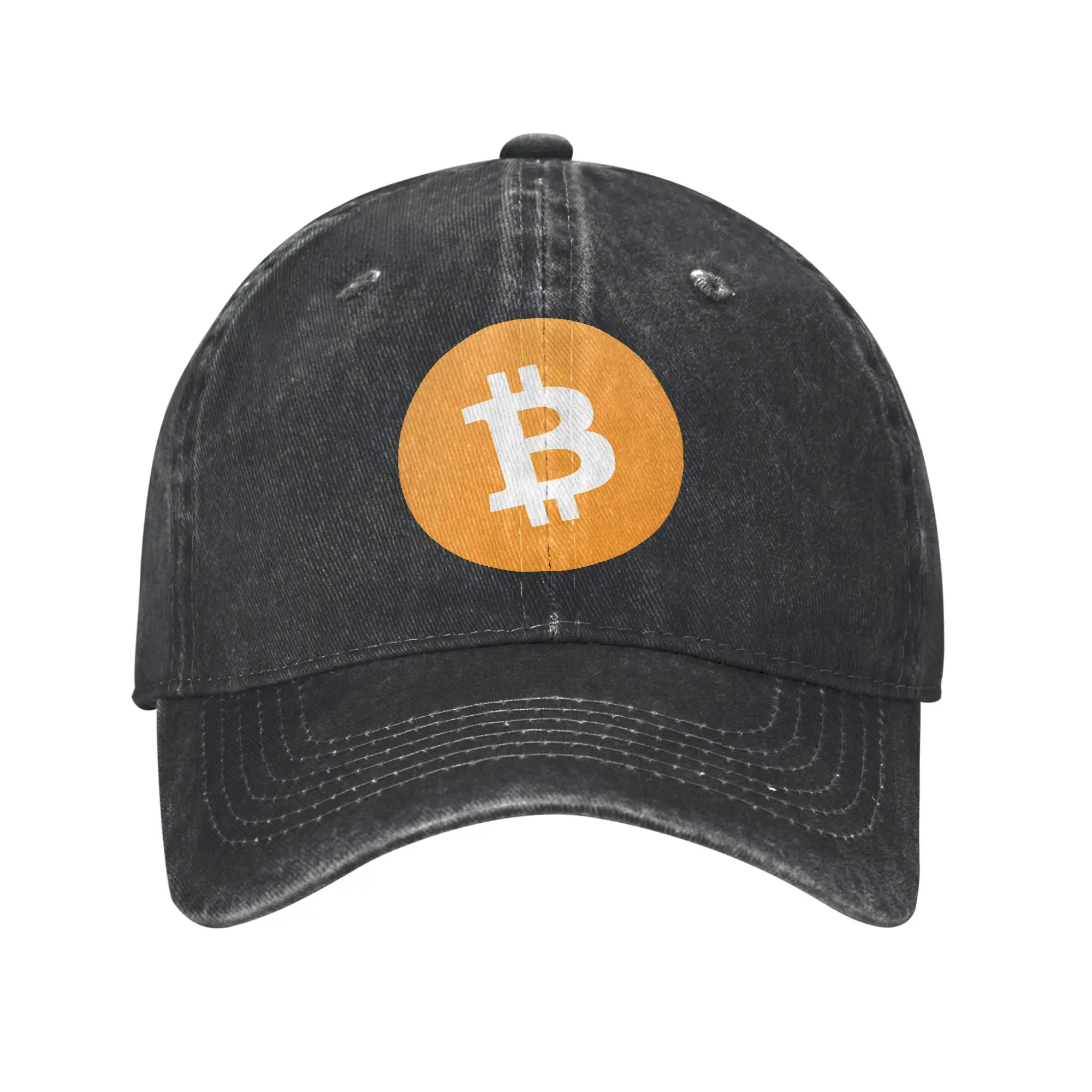 Cryptocurrency Bitcoin Fashion Baseball Cap  Casual Sharp Visors  Road Trip Sharp Visors