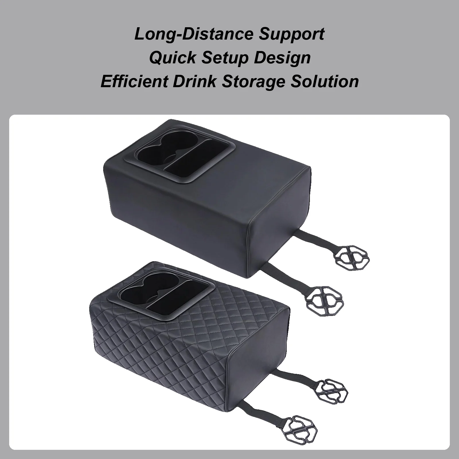 

Подлокотник заднего сиденья автомобиля Автомобильный подлокотник с подстаканником Подлокотник заднего сиденья автомобиля 2-рядная консоль для внедорожника, грузовика, седана, автомобиля