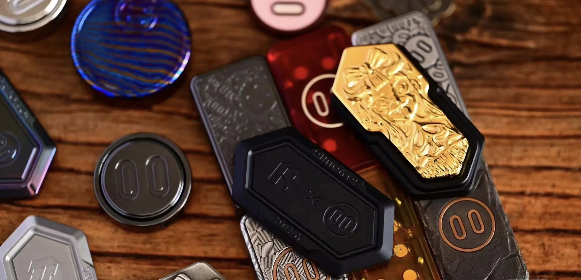 Used EDC [New Undismantled] Poker Loli Push Card - Spade, Devil Easter Egg Design, Mechanical Added