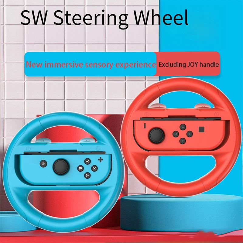 2pcs/Set Racing Game Switch Oled SL & SR Racing Steering Wheel Joypad Grip Switch Controller Game Grip Handle For Nintendos