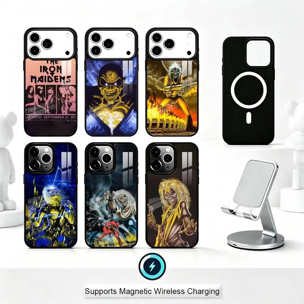 

R-Run-To-The-H-Hills-Iron-M-MaidenES PhoneCase For iPhone17,16,15,14,13,12,11 Plus,Pro Compatible with magnetic wirelesscharging