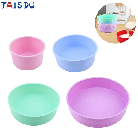 Silicone Cake and Bread Molds Round and Rectangular FAIS DU