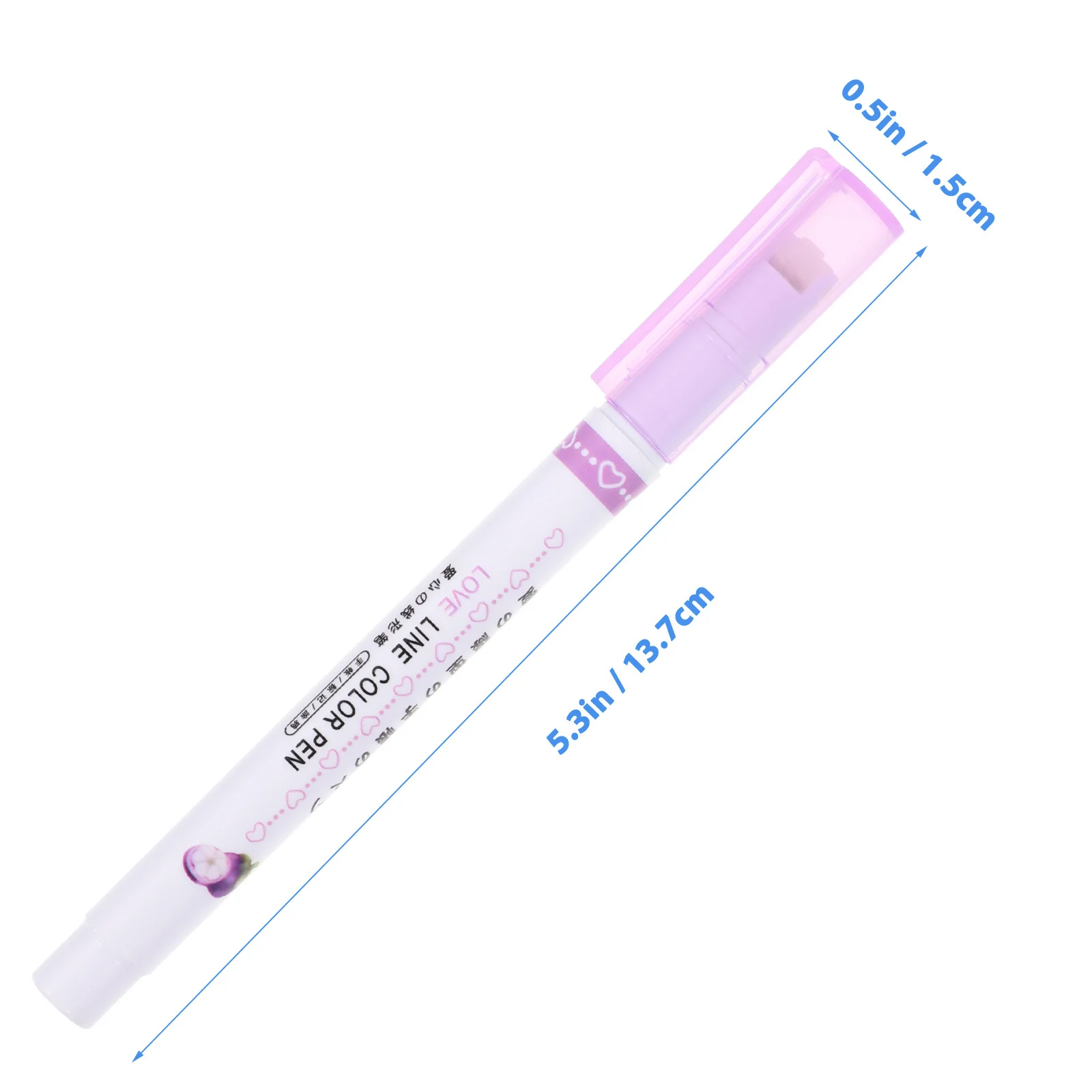 

6Pcs Convenient Accessory Fine Tip Markers for School Home and Office Crafting Fine Tip Markers Paint Marker