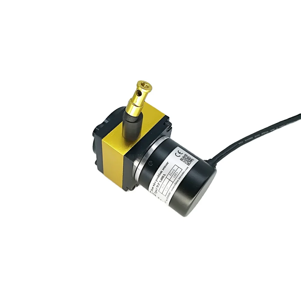 CWP-S500 500mm Range Displacement Sensor 12Vdc 24Vdc Potentiometer Draw Wire Analog signal 4-20mA 0-10V 0-5V 0-5Kohms 0-10Kohms