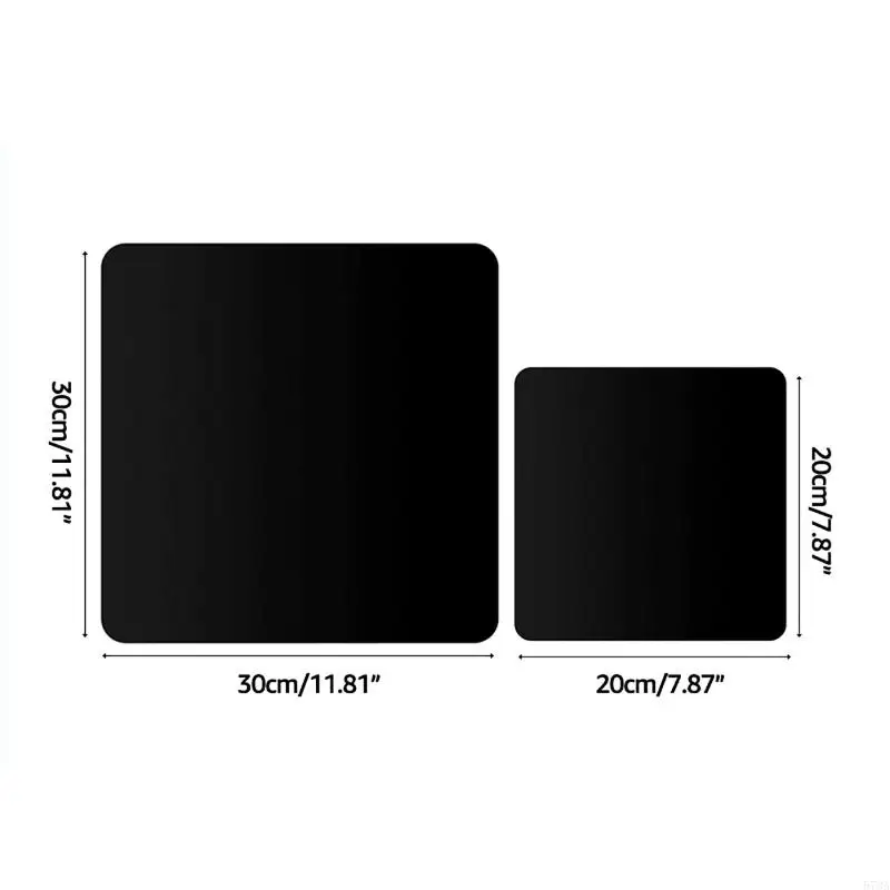 573a 20cm/30cm acrylic phản xạ màn hình phản chiếu hình ảnh tấm nền tấm nền cho đồ trang sức chụp ảnh