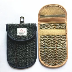 Portable Rfid Bag Faraday Bag Car Keys Case Fob Signal Blocker Bag Rfid Shielding Key Credit Card Bags for Privacy Protection