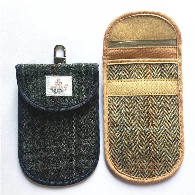 NamcheBarwa Rfid Bag Faraday Bag Car Keys Case Fob Signal Blocker Bag Rfid Shielding Key Credit Card Bags for Privacy Protection