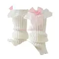 White pink bow