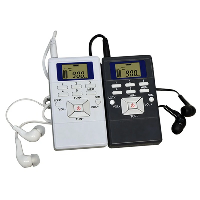 Radio Fm Digital, minialtavoz, receptor portátil, reproductor de música de una sola banda, pantalla Led