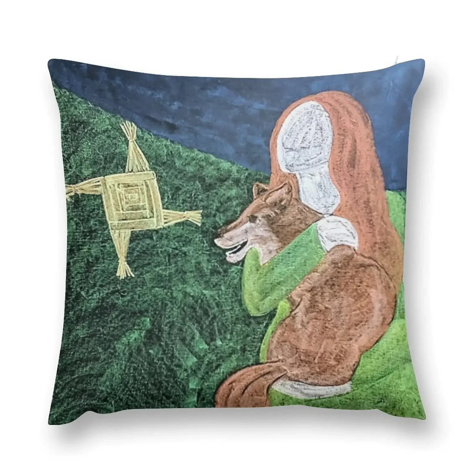 

St. Brigid Throw Pillow Cushions For Children Couch Cushions pillow