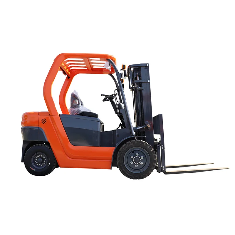 Low cost material handling equipment 4 wheel electric forklift trucks for workshop