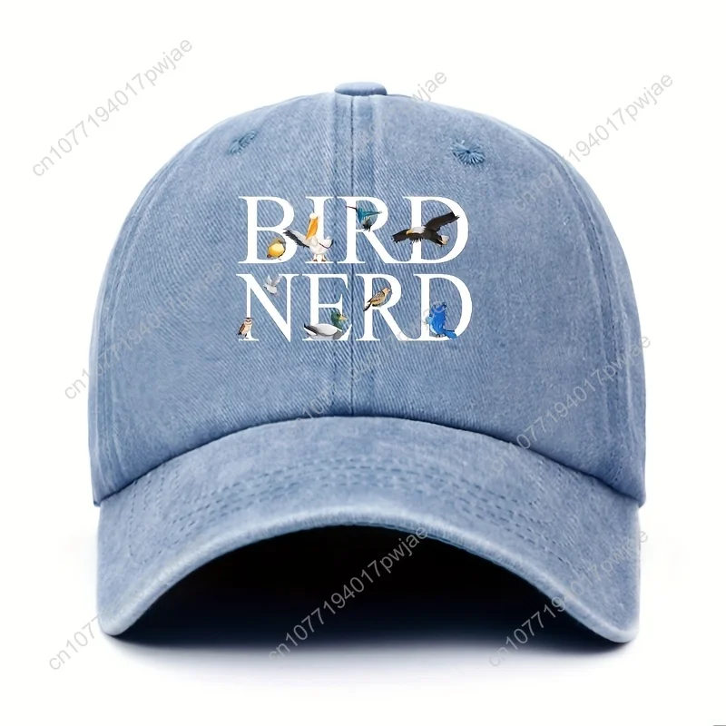 [Retro Bird Cap] Kleurrijke vogelillustraties Unisex Retro Bird Watching Cap |   Verstelbare zachte eendenbekhoed, buitensport en cas