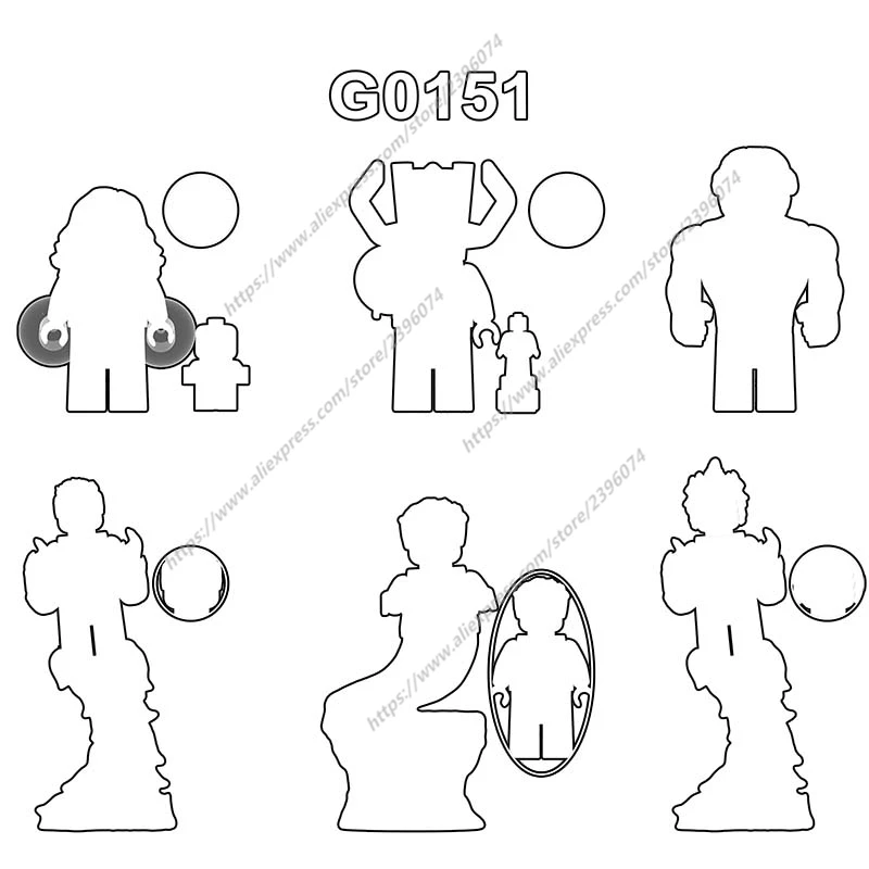 

Cartoon Movie Figures Building Blocks children G0151 GH0379 GH0380 GH0381 GH0382 GH0383 GH0384 Gift Toys
