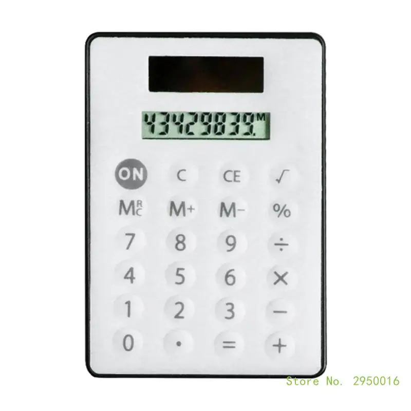 Solar Powered Pocket Calculators Lightweight with High Sensitivity Buttons