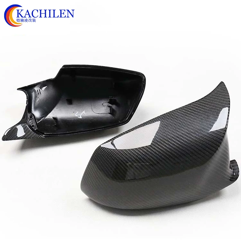 F10 F18 Upgraded M5 Carbon Fiber Side Mirror Cover Inverted Mirror Cover Housing For BMW 5 Series 2010-2014