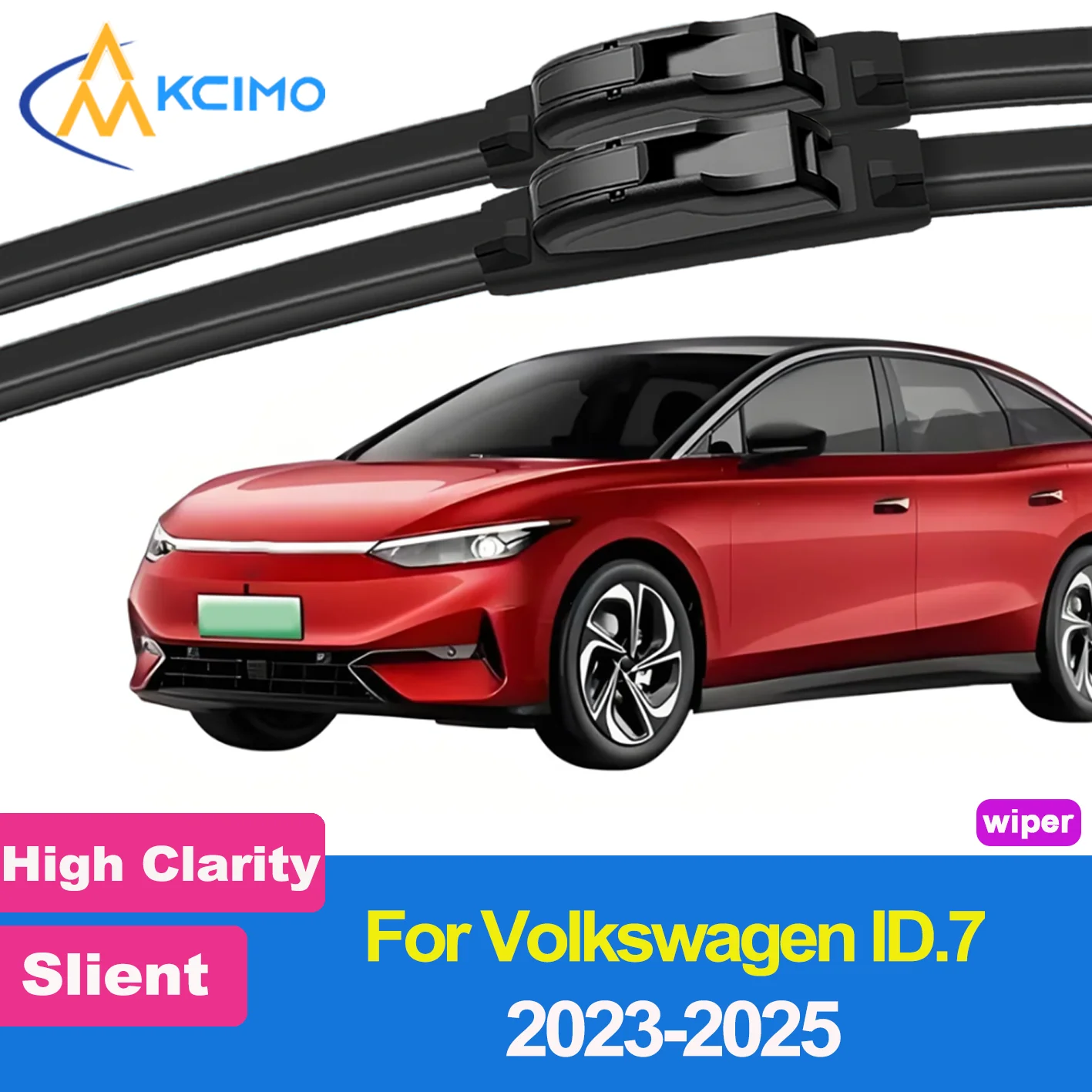 

2PCS New Front Windshield Wiper Blade for Volkswagen ID.7 2023-2025 Front Windshield Auto Wipers Blade Accessories 2025 2024
