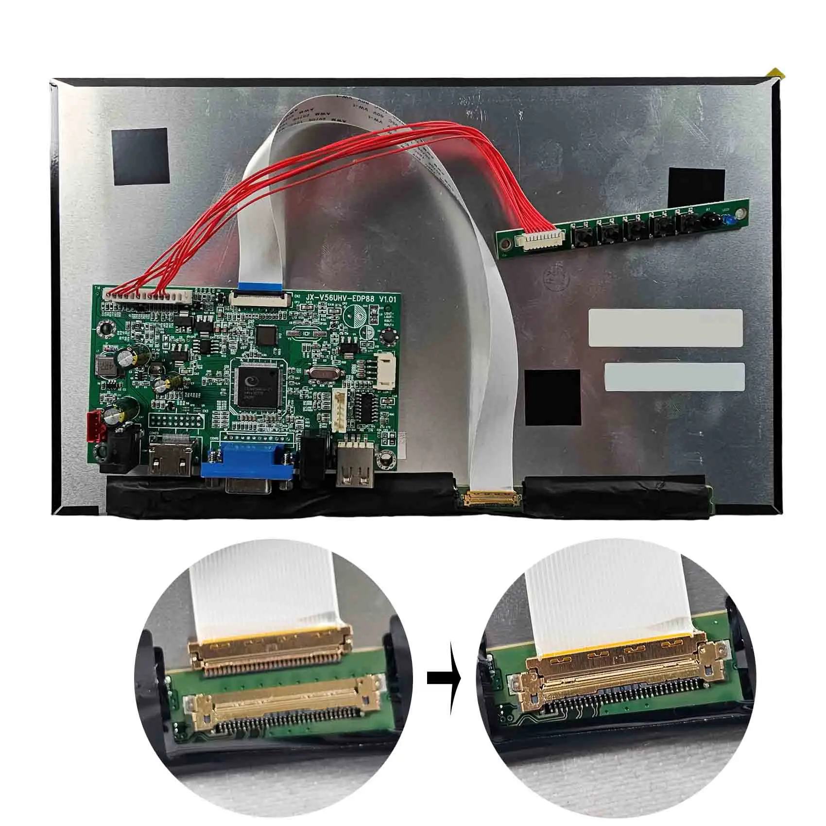 

Lq116M1Jx 1920X1080 Car Lcd Panel Tft Lcd Display Screen Module 11.6 Inch Lcd Display With H-D Vga Usb Driver Board