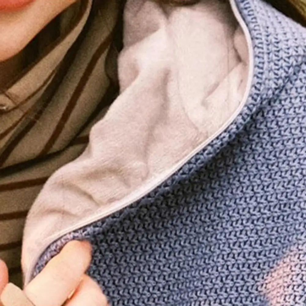 Electric Blanket for Travel Battery-powered Blanket Usb-powered Electric Shawl Wrap with Hood Zipper Closure Soft for Women