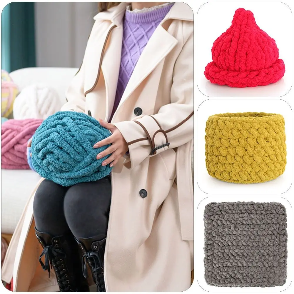 

For Basket Carpets For Bag Blanket Sewing Woven Thread Crochet Yarn DIY Hand Knitting Yarn Ball