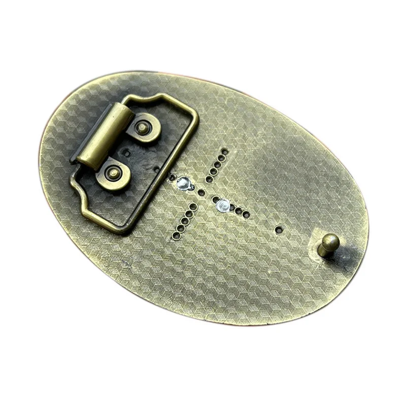 Fivela de cinto tang grama flor decoração estrela de cinco pontas design acessório de moda para roupas