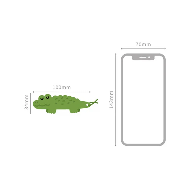 Cute Animal Bookmarks Cloth Bookmark Aesthetic Book Page Holder Stationery Reading Accessories