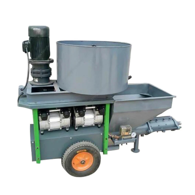 Hot Sale Electric Mortar Mixing Spray Machine Spray Paint Machine Building Surface Mortar Plastering Machine Made in China