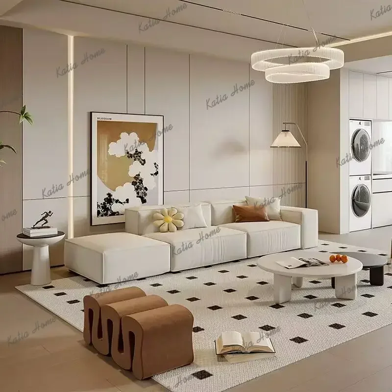 Factory Direct Italian Living Room Sofas Aesthetic Minimalist Luxury Modern Living Room Sofas Sleeper Floor Divano Soggiorno Hom