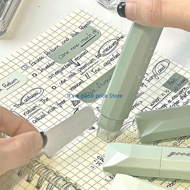 

Double Sided Tape Pen Double Sided Tape Roller Scrapbook Tape,School Office Supplies Adhesive Glues Runner for Adult Kid