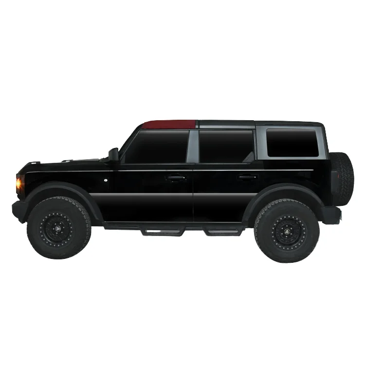 BRONCO 1-Row Red Soft Top Waterproof Convertible Body Kit Premium Features for Your Vehicle