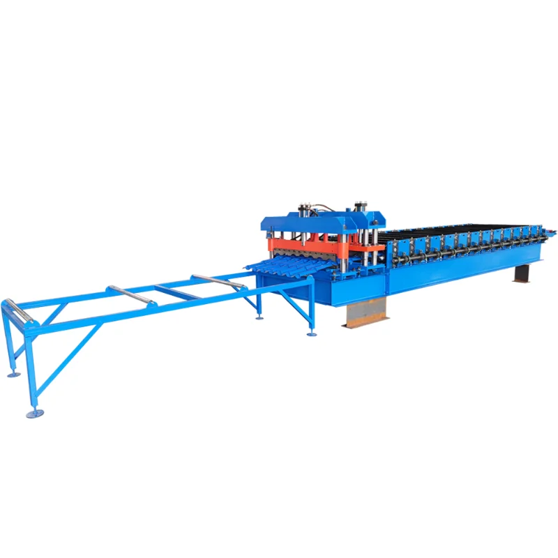 YUGONG Glazed Tile Roll Forming Machine For Roofing Wall Profile European Standard Metal Double Layer Rolling Machine