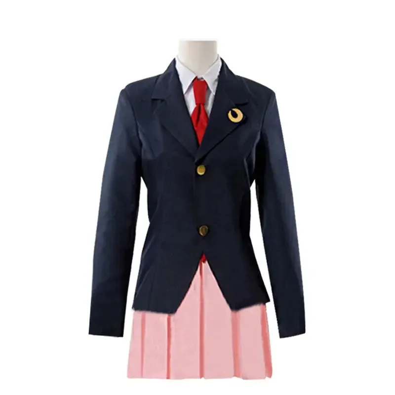 رينيتشو توهو مشروع زي الكبار السفر Udongein Inaba تأثيري الفتيات النساء زي مدرسي فستان تأثيري الباروكات أغطية الرأس