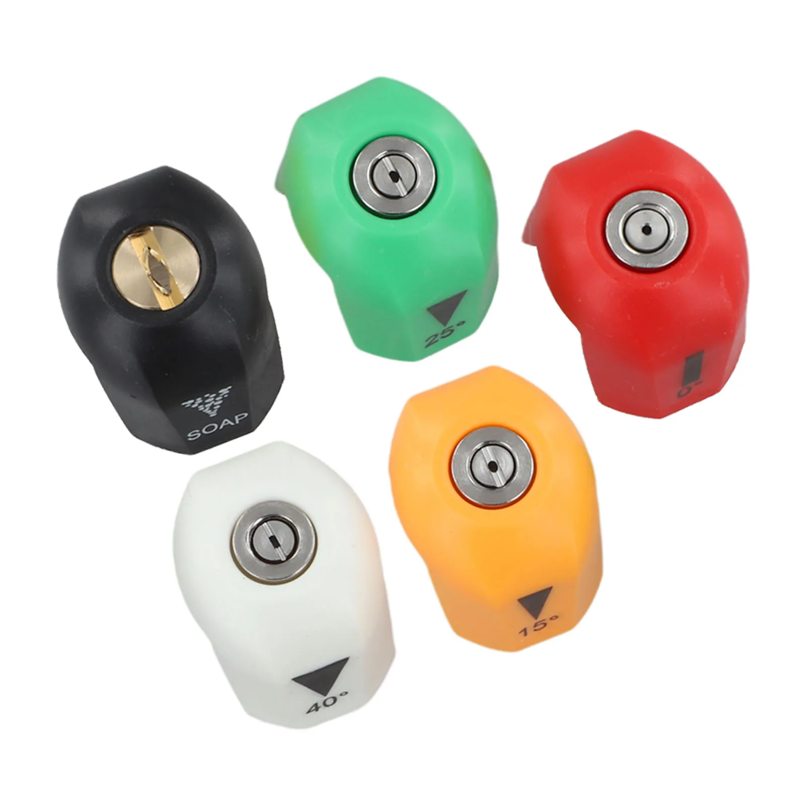 1.37*0.78in Nozzle Tips Set Compatible Pressure Washer Accessories High Pressure Performance Long-Lasting Reliability