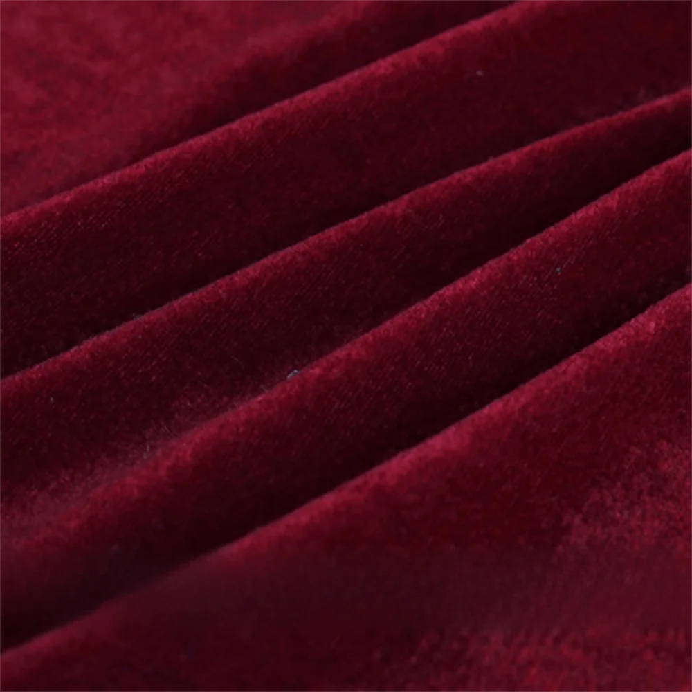

160*100cm Velvet Fabric Soft Thicken Table Cloth Curtain Fabrics Flannelette Solid Color Sewing Material