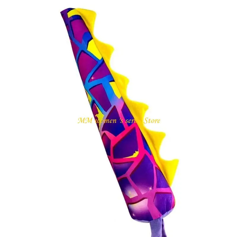 Q39C Dinosaur Tail -kostuum voor kind Halloween Dress Up Tail Kids Dinosaur Tail Costume For Boy Girl Birthday Cosplay Party