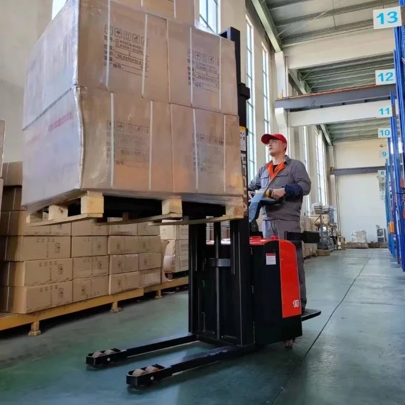 Caminhão de pálete hidráulico elétrico, Rider-Type, 1.5Ton