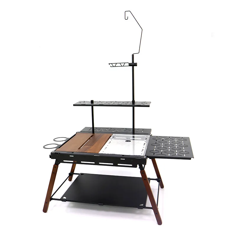 DSA New Outdoor Camping Multifunctional Free Modification Field Portable Folding Table Full Set