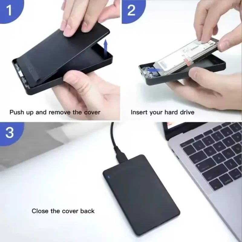 Enclosure HDD Case 2.5 inch HDD Enclosure SATA to USB 3.0 Micro B USB 3.0 External Hard Drive Case for Laptop PC Accessories