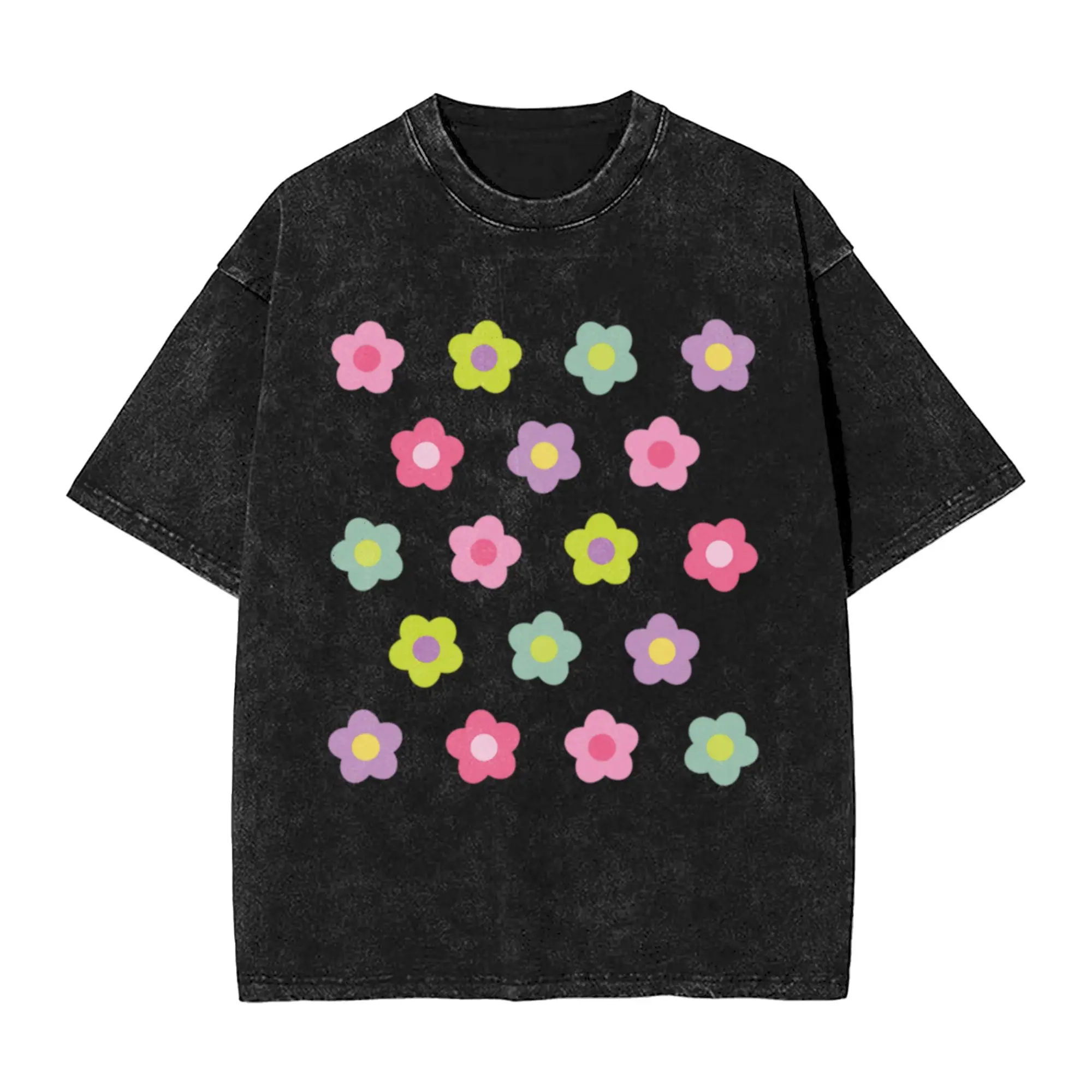 Daisy Daisy Pink Unique Comfort A Vintage Oversized Cotton Unisex T-Shirts