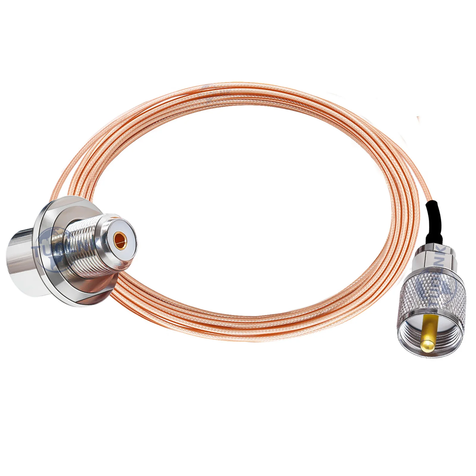 RG316 kabel UHF Männlichen Weibliche RG316 Antenne Coax Kabel SO239 Männlichen zu PL259 Weiblich Rechten Winkel Auto Radio Verlängerung Kabel