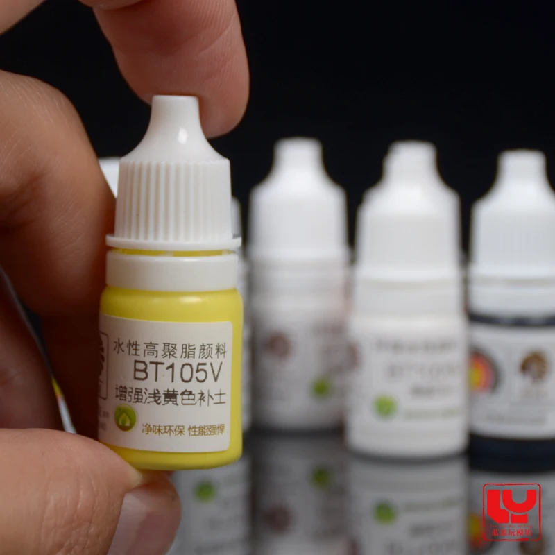 Primer Paint Pigment Color model Coloring Pen Coating Hand Coating Water-Based Black White Grey BT007 Gunpla SM 5ml