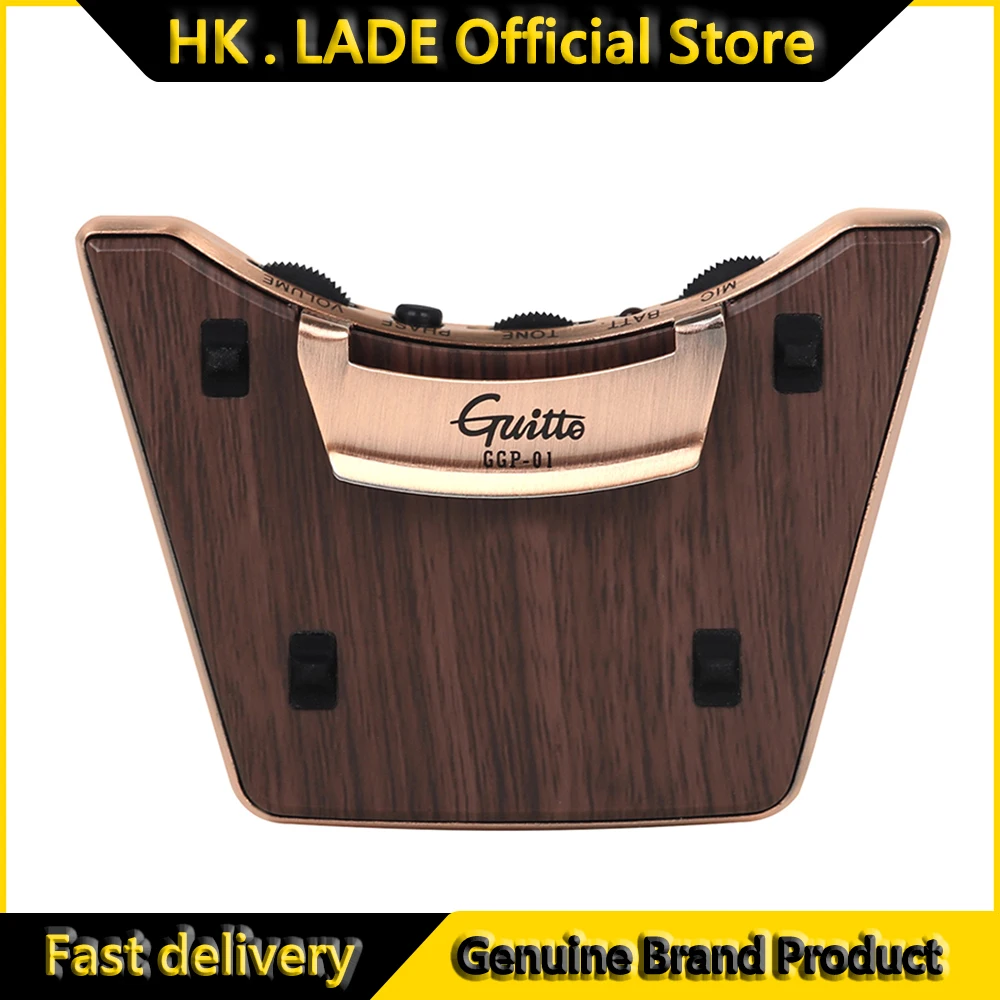 

Classical Acoustic Guitar Pickup Open-Hole Free Resonant Punchboard Guitar External Dual Pickups Guitar Parts & Accessories