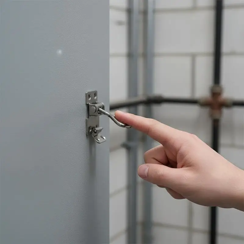 Marine 304 Stainless Steel Clamp Hasp Lock 1Pc Deck Latch Fastener For Boat Locker Security Anti Corrosion