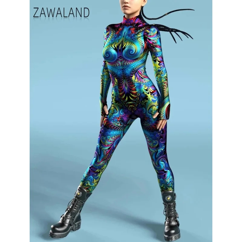 Steampunk 3D Machine Printed Cosplay Costumes Men Elastic Women Jumpsuit Zentai Men For Bodysuit Skinny Halloween Holiday Outfit
