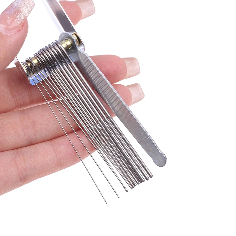 Guitar Nut Slotting File Saw Rods Slot Filing Set Portable DIY Guitar Repair Tools Steel Luthier Replacement Tools Accessories