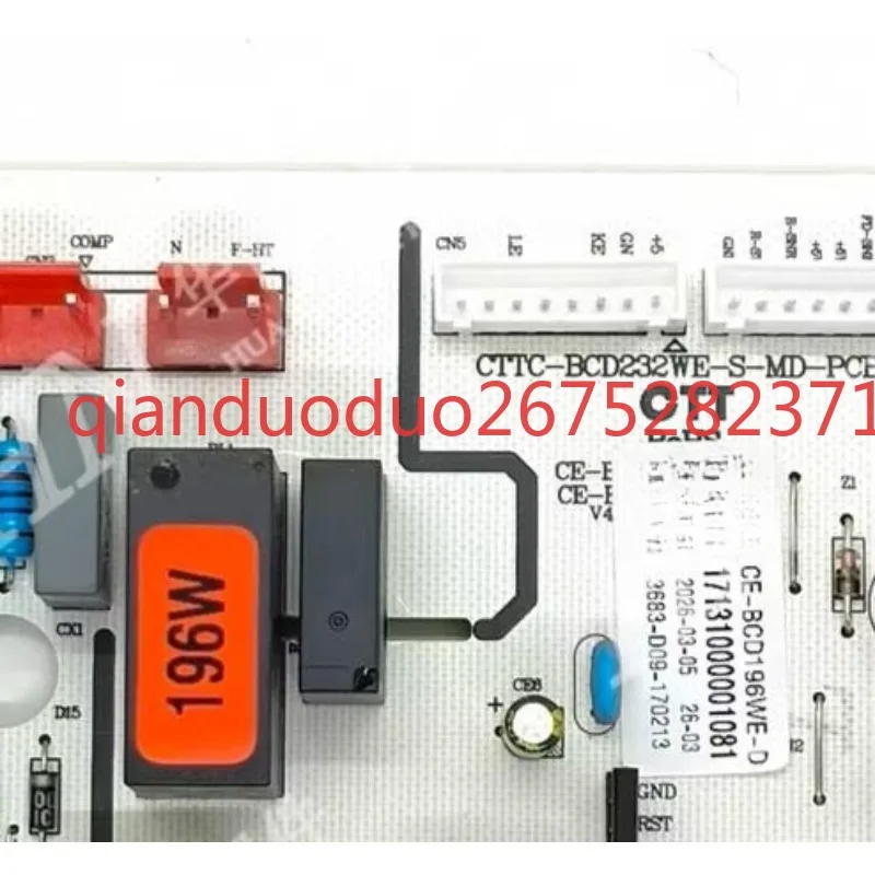 

Подходит для основной платы холодильника Midea 17131000001081/17131000000507 CE-BCD196/226WE-D