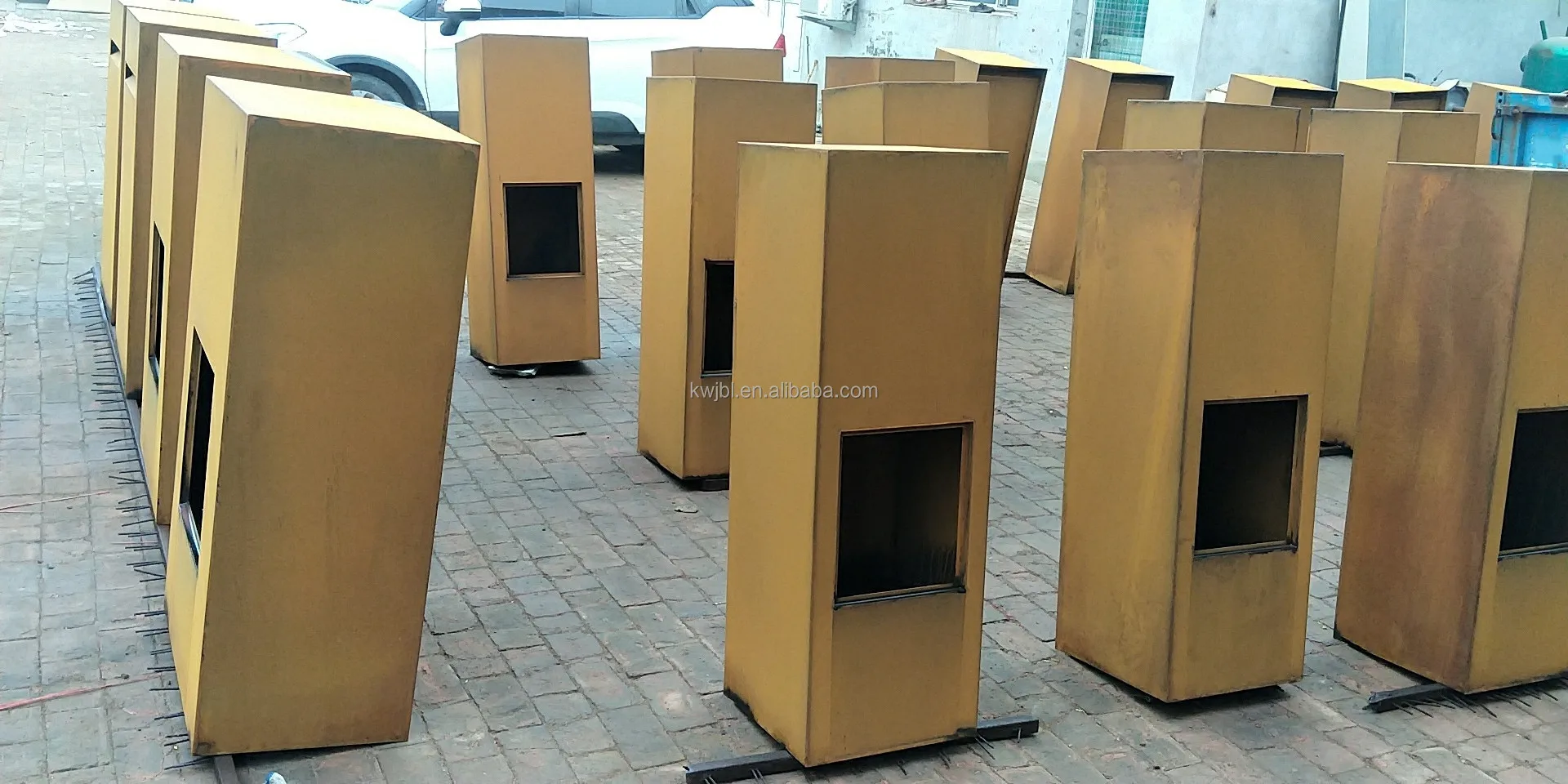 Custom Corten Steel Drop Box Parcel Box Waterproof Metal Mailbox